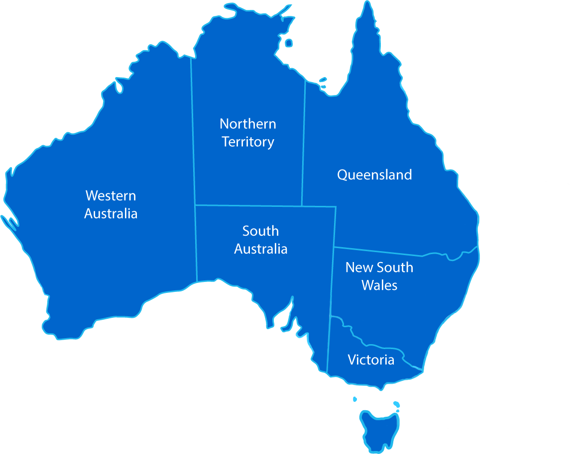 Fullypromoted Australia Map